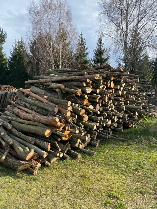 Drewno opałowe dąb, brzoza, sosna suche