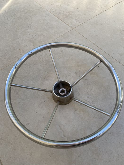 Volante inox Barco