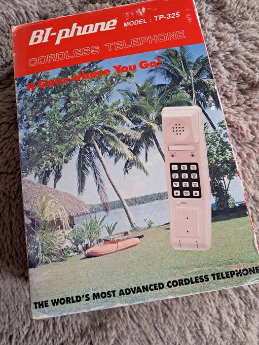 NOWY/9Telefon bezprzewodowy / Vintage/