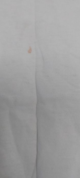 Bluzka top t-shirt gładka biała M fruit of the loom