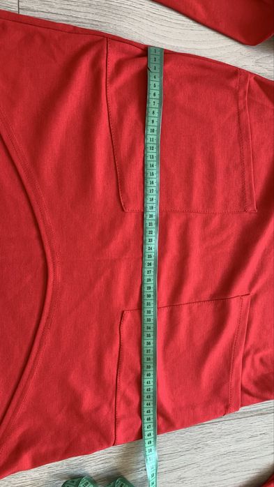 Сукня червона, трикотажна розмір м (нова)