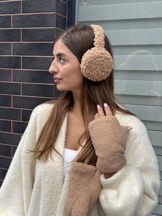 Навушники зимові плюш тедді teddy