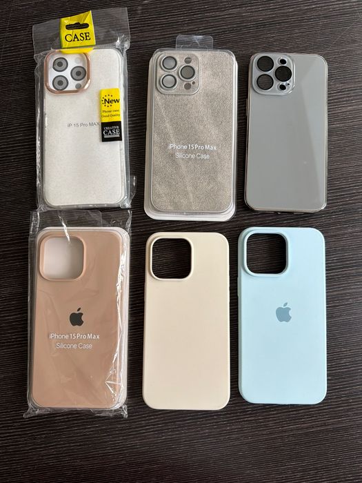 Чохли на iPhone 15 pro max 6шт за 400грн