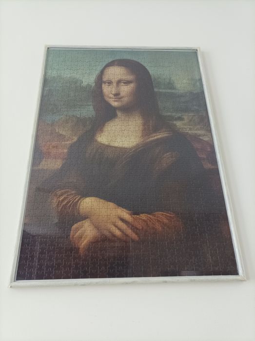 Mona Lisa Obraz z puzzli Bez ramy