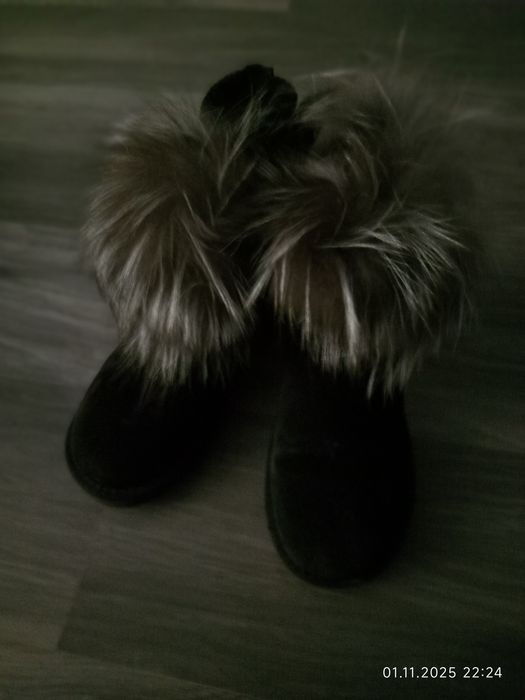 Угги зимні чорні