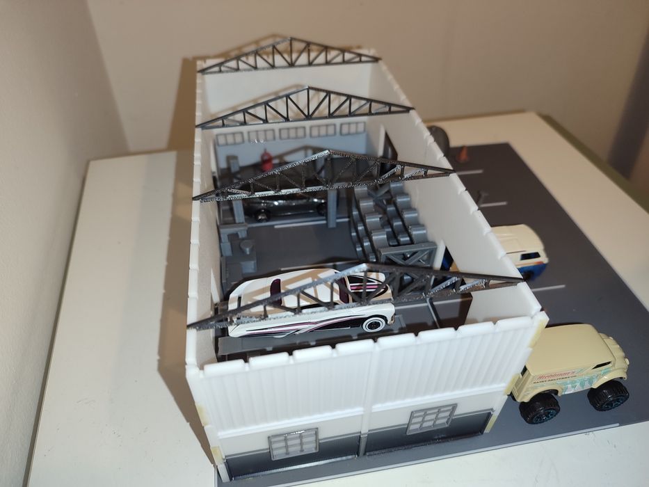 Diorama oficina 1:64