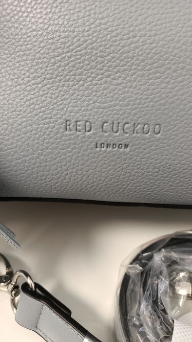 Red Cuckoo London torebka szara wiosenna miejska JAK NOWA