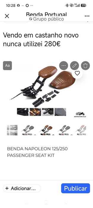 Banco mota Benda