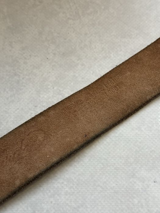 Кожаный ремень Ed Hardy мужской с заклепками в стиле Y2K (оригинал)