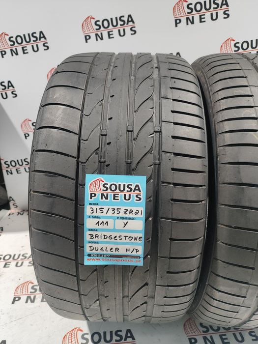 2 pneus semi novos 315-35R21 Bridgestone - Oferta dos portes 220 euros