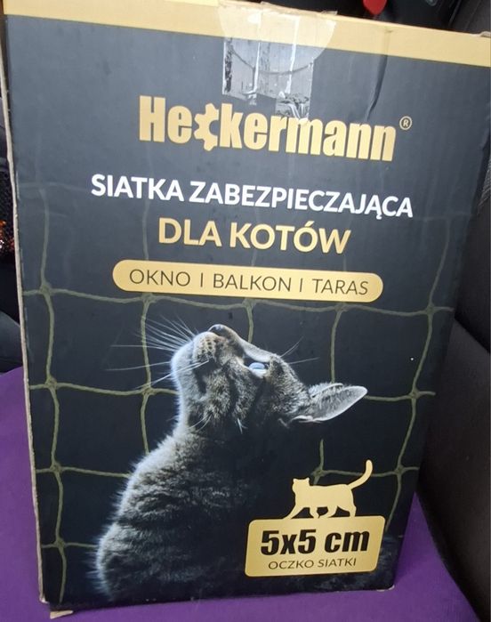 Siatka zabezpieczajaca dla kotów