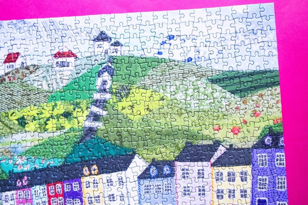 Puzzle Josie Russell Aberystwyth 1000 el (-2 ) morski widoczek