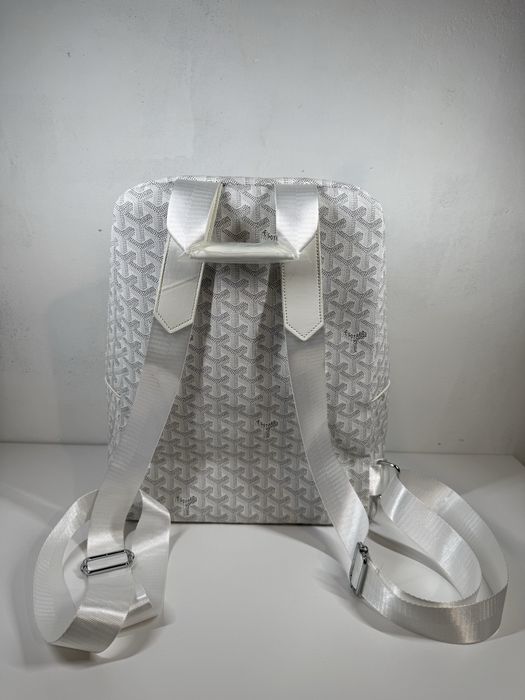 Рюкзак Goyard білий. Рюкзак Goyard.