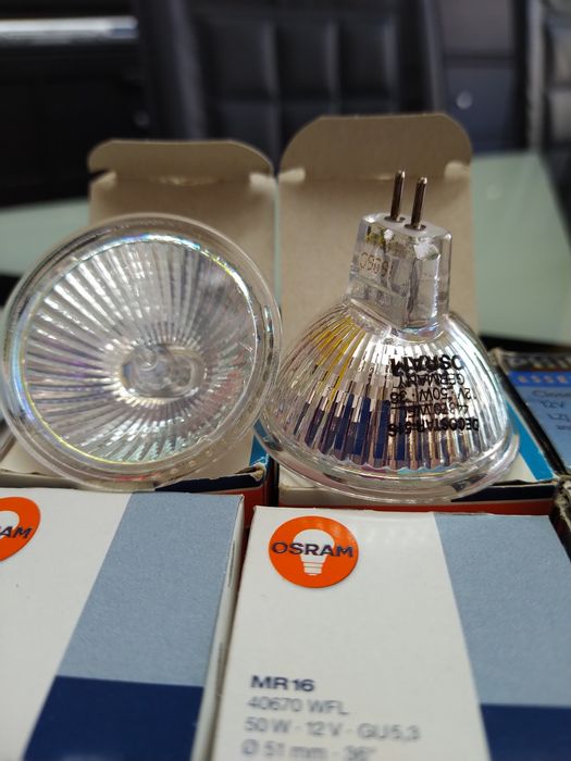 Projetores Led e halogéneo, 220v e 12v