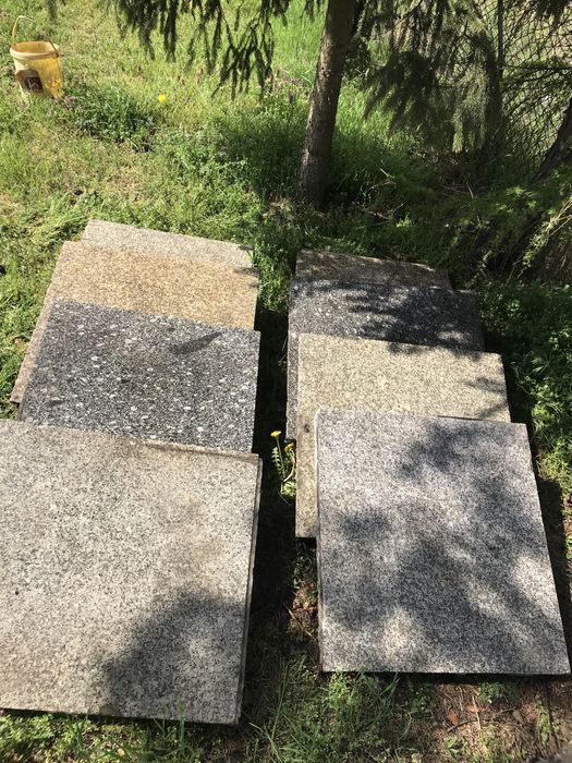płyty kamienne , na dwór