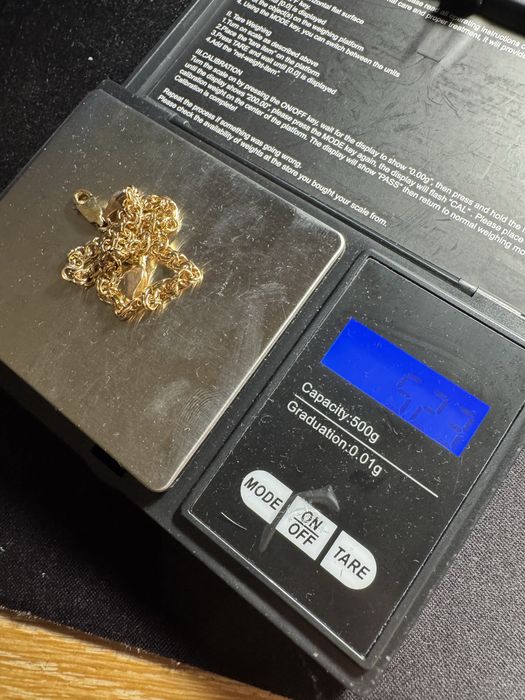 Złota bransoletka Garibaldi – próba 585 | 5,23 g | 21,5 cm