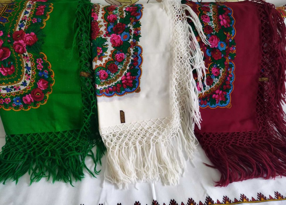 Шалянові хустки, Японія, натуральна вовна