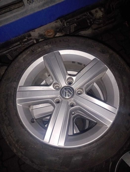 Felgi aluminiowe 16 cali WV + opony 205/55 R16