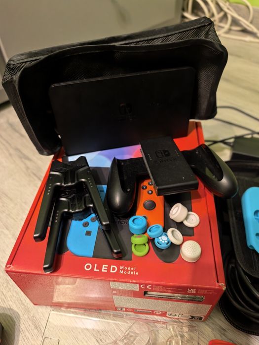 Nintendo Switch OLED duży zestaw!
