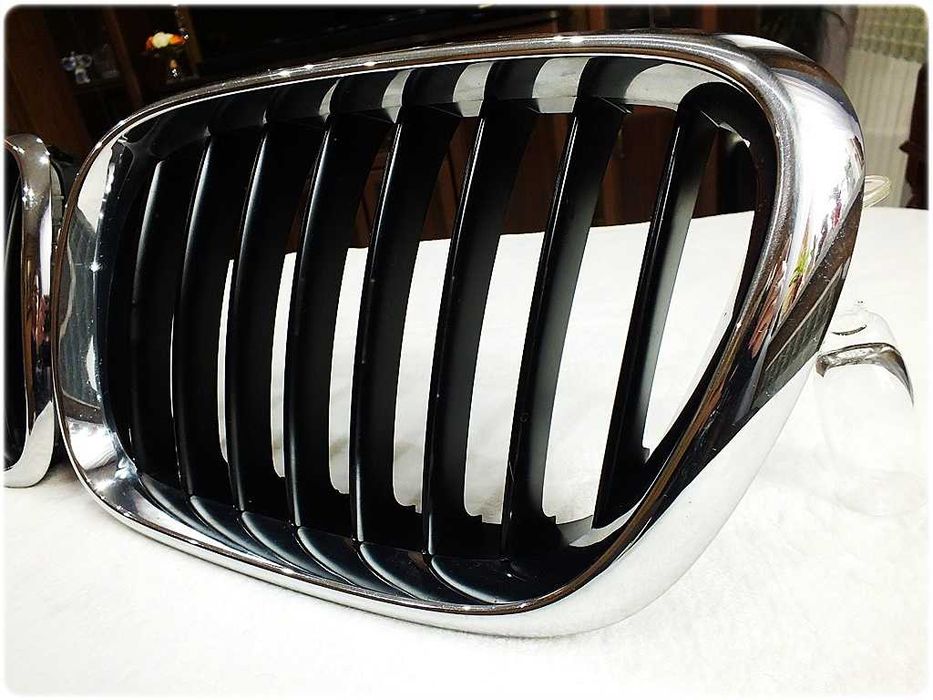 Oryginalne Nerki Grill BMW X5 E53 99-03' Prawa i Lewa Piękny KOMPLET