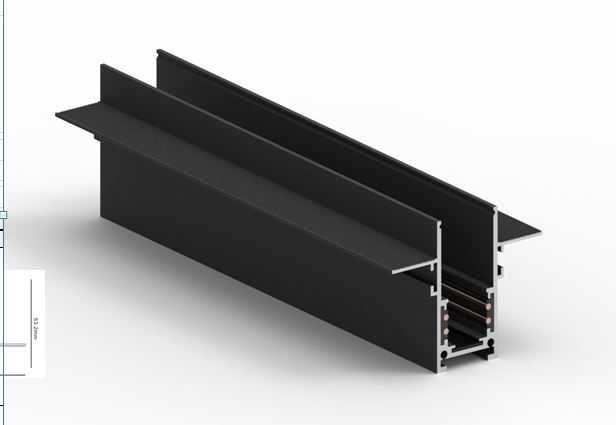 Трековий шинопровід врізний