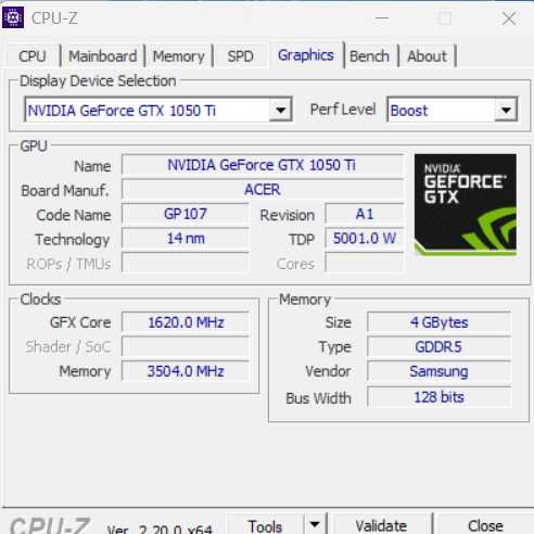 Ноутбук Acer Aspire 7 A715-72G | i5-8300H / GTX 1050Ti 4GB / 16GB RAM
