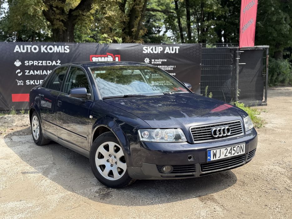 Audi A4 1.9 TDI Automat 2004 Klima 2 Strefy Tempomat Hak Alufelgi Niskie Spalanie Zadbana