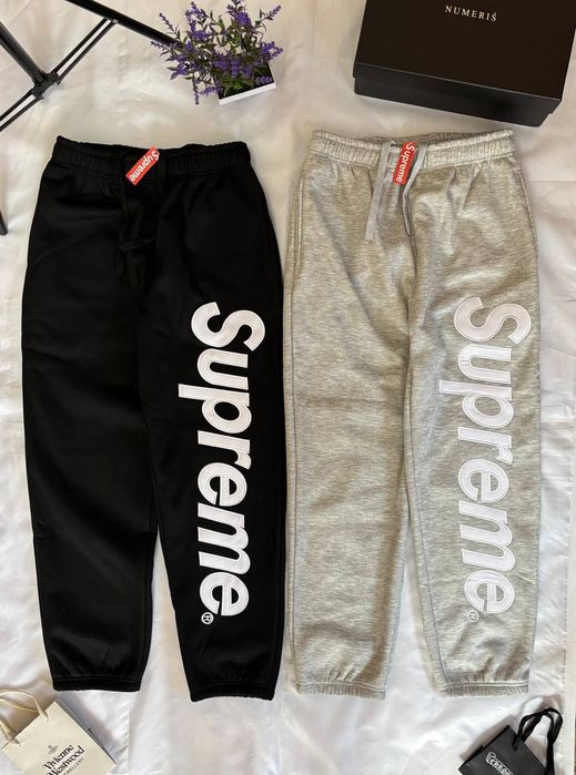 Спортивні штани Supreme Супрім Pants Чорні Сірі Топ Осінь