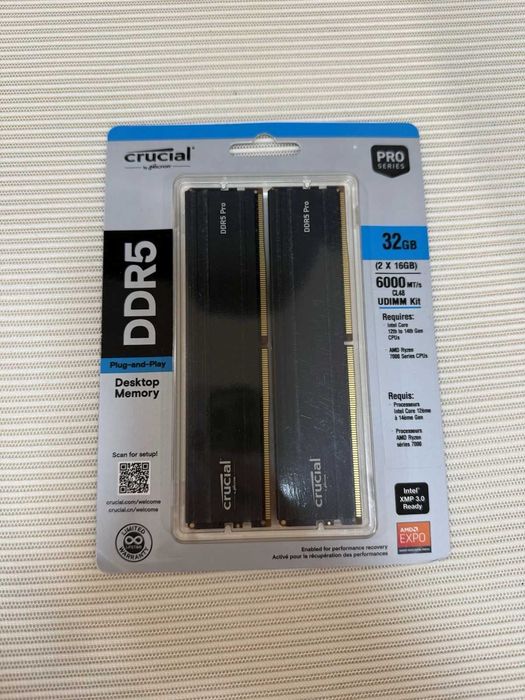 RAM Crucial Pro 32 GB 2x16GB