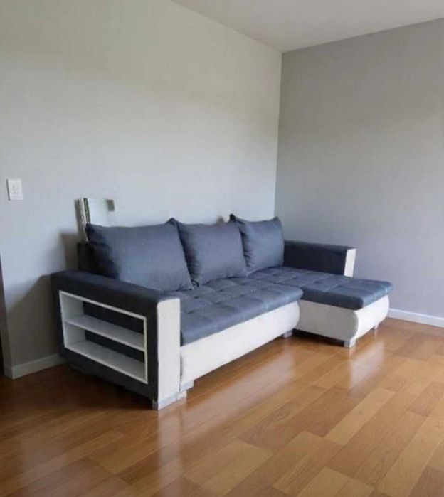 Narożnik Bruno z półką | Funkcja spania | Rozkładany | Pólka