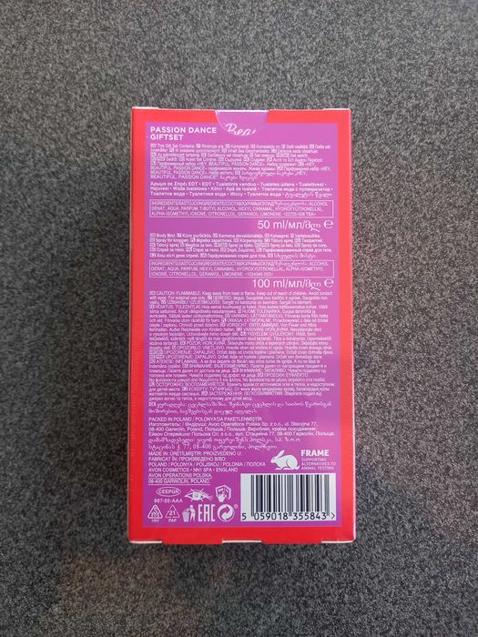 Zestaw upominkowy Passion Dance woda + mgiełka