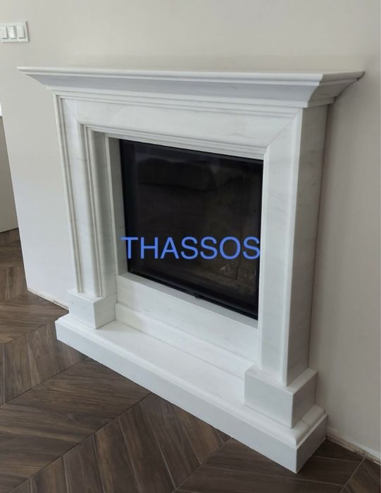 Portal kominkowy kominek z marmuru obudowa