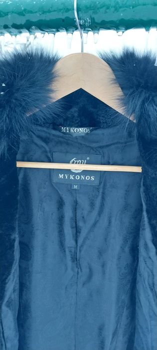 Шуба з хутра мутона