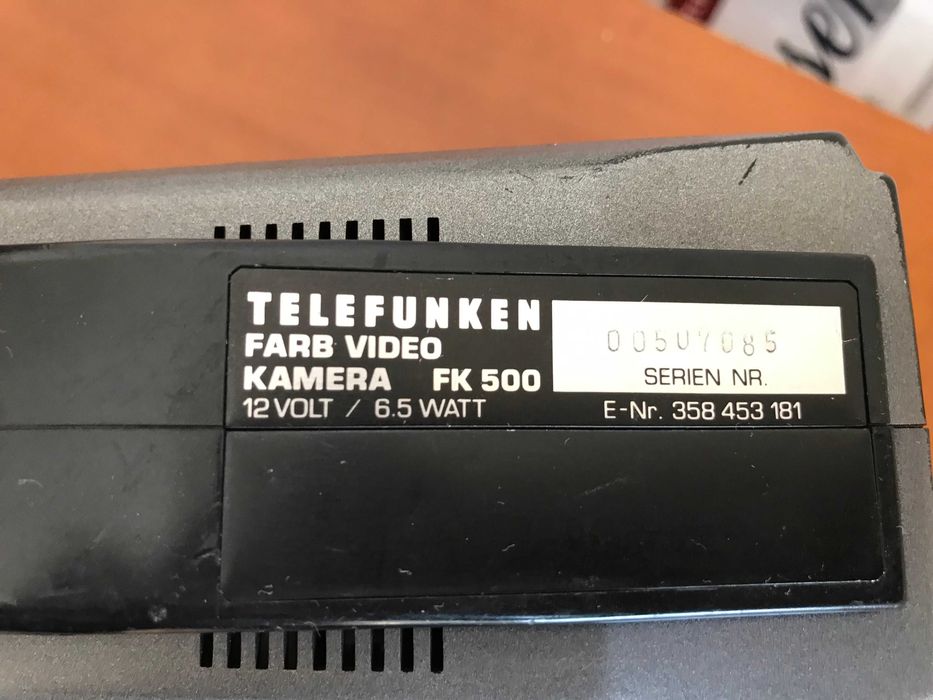 Відео камера Telefuncen farb video kamera FK 500