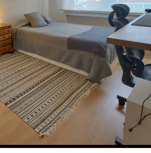 Tapete Kilim cinza