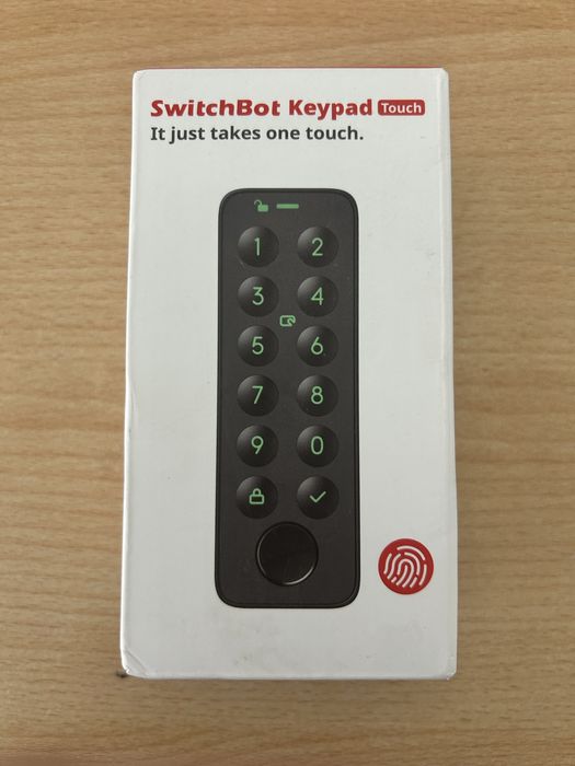 Розумна кодова панель SwitchBot Keypad Touch з відбитком пальця