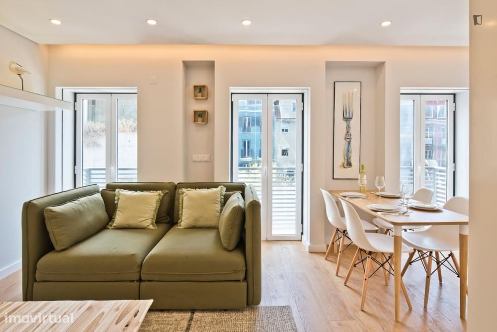 Apartamento com 1 quartos - localizado em Lapa Lisbon