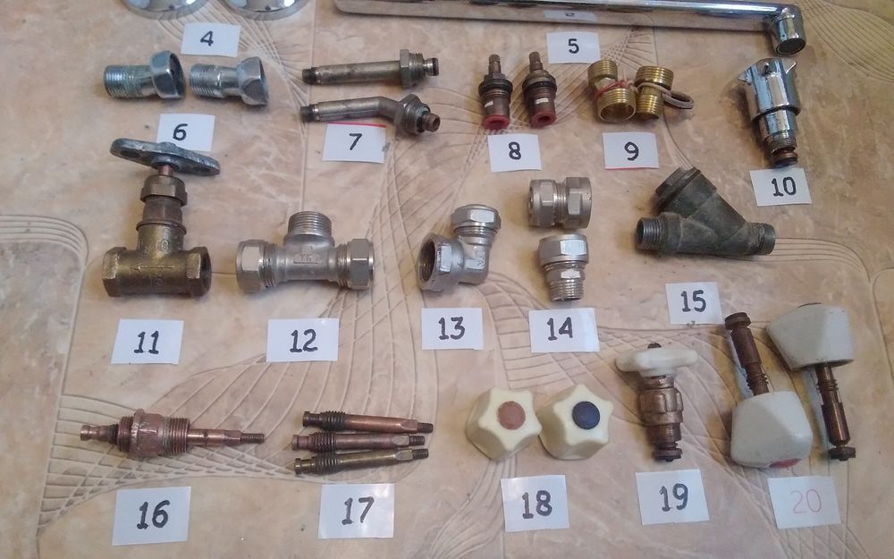 Латунные смесители и другое.