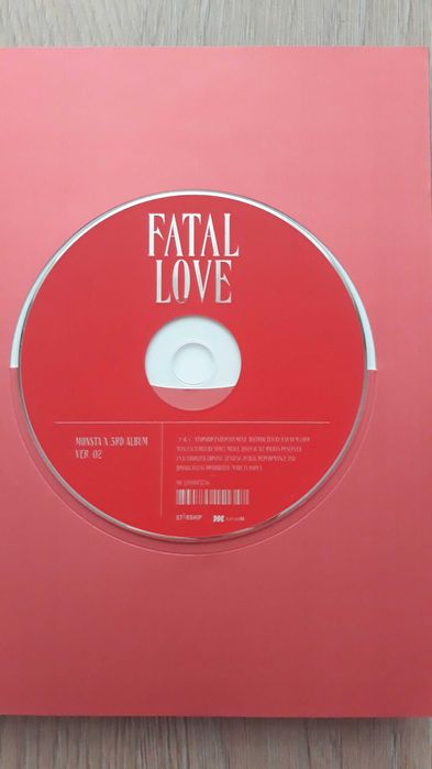 Álbum Kpop Monsta X - Fatal Love