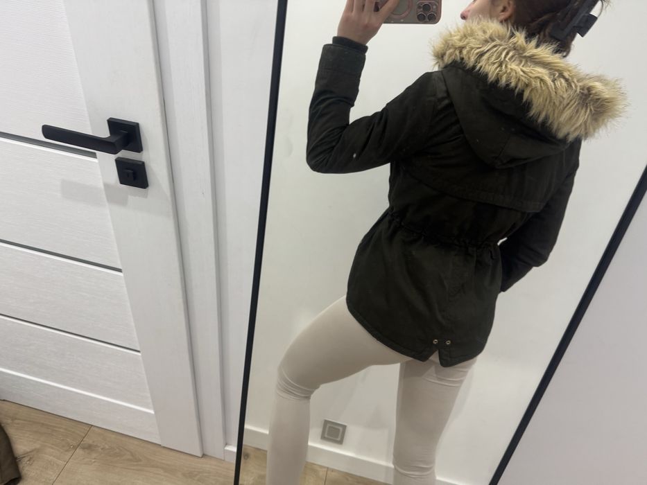 Kurtuka zielona khaki zara