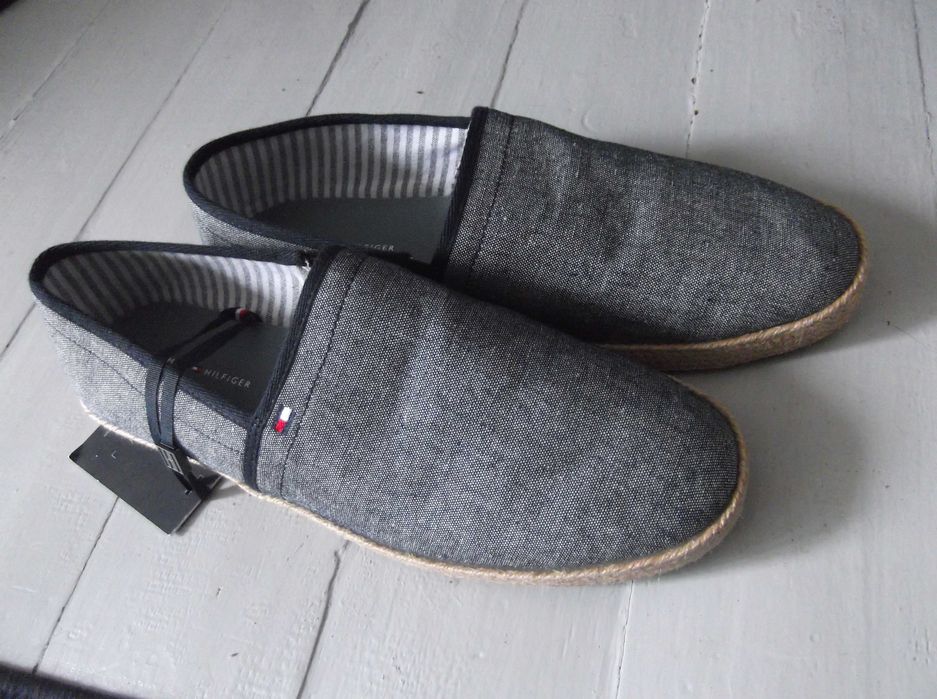 Espadryle męskie Tommy Hilfigner granatowe rozm. 44