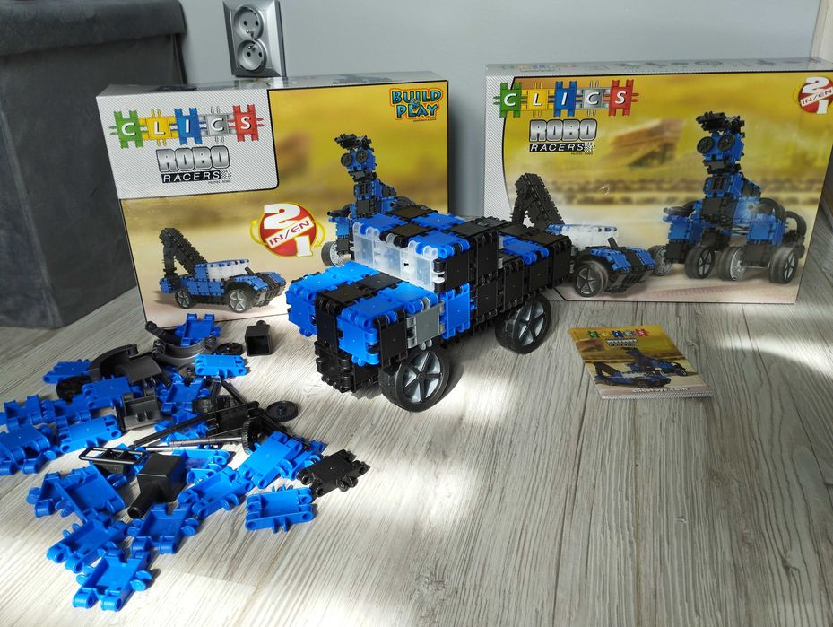klocki Clics kliks wyścigi robotów