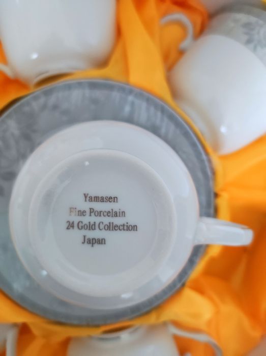 Filiżanki Yamasen Fine Porcelanie 24 gold collection