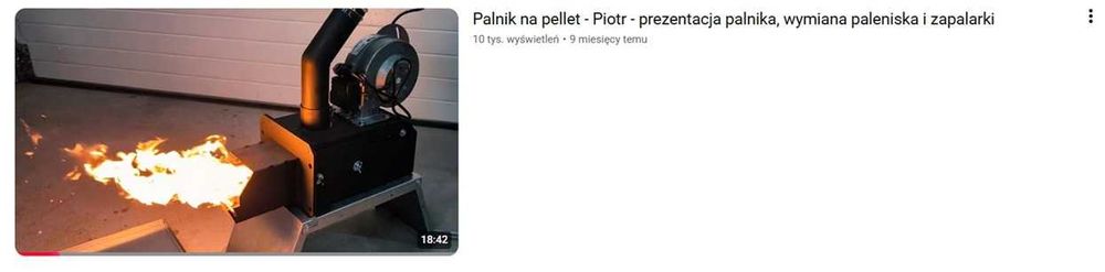 Palnik na pellet SOLIDNY samoczyszczący ruchomy ruszt - komplet!