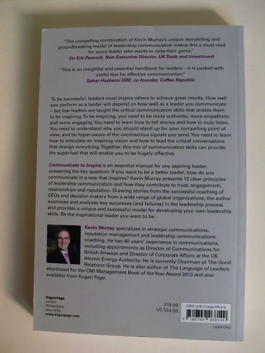 Communicate to Inspire
de Kevin Murray