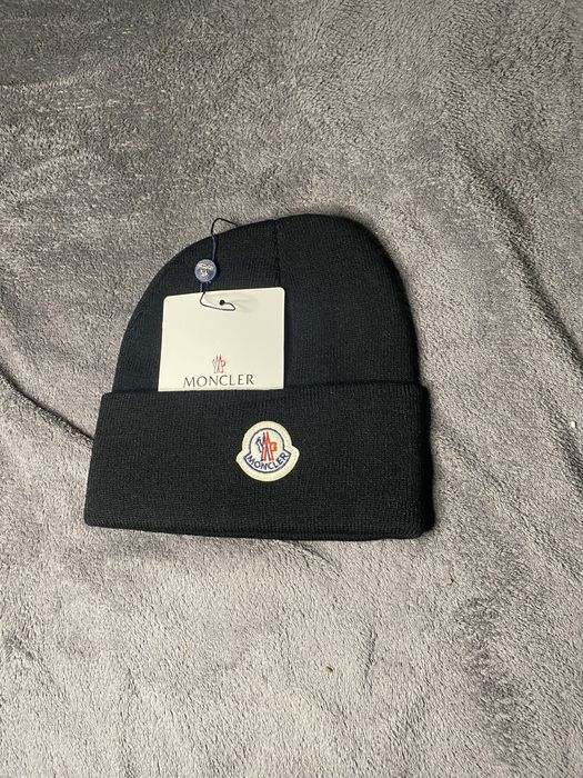 Gorro preto da Moncler
