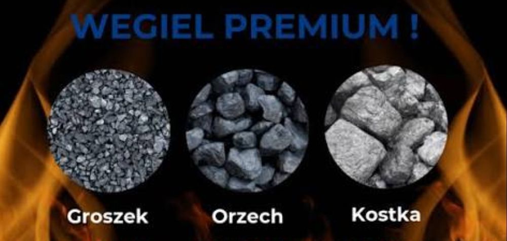 Węgiel Kostka Gruby Orzech Eko-Groszek Polski 28MJ