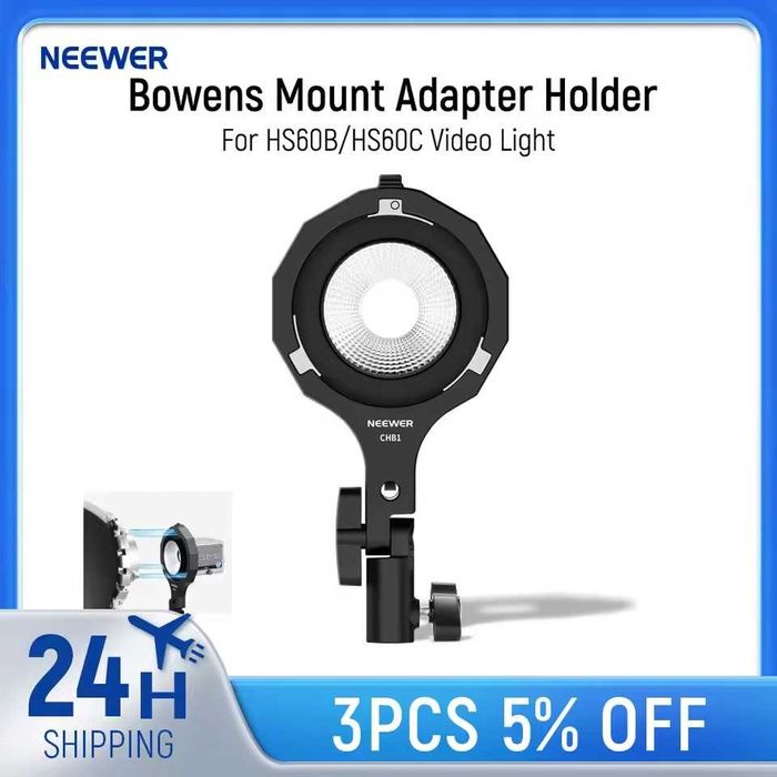 Adaptador Bowens NEEWER CHB1 para HS60B e HS60C