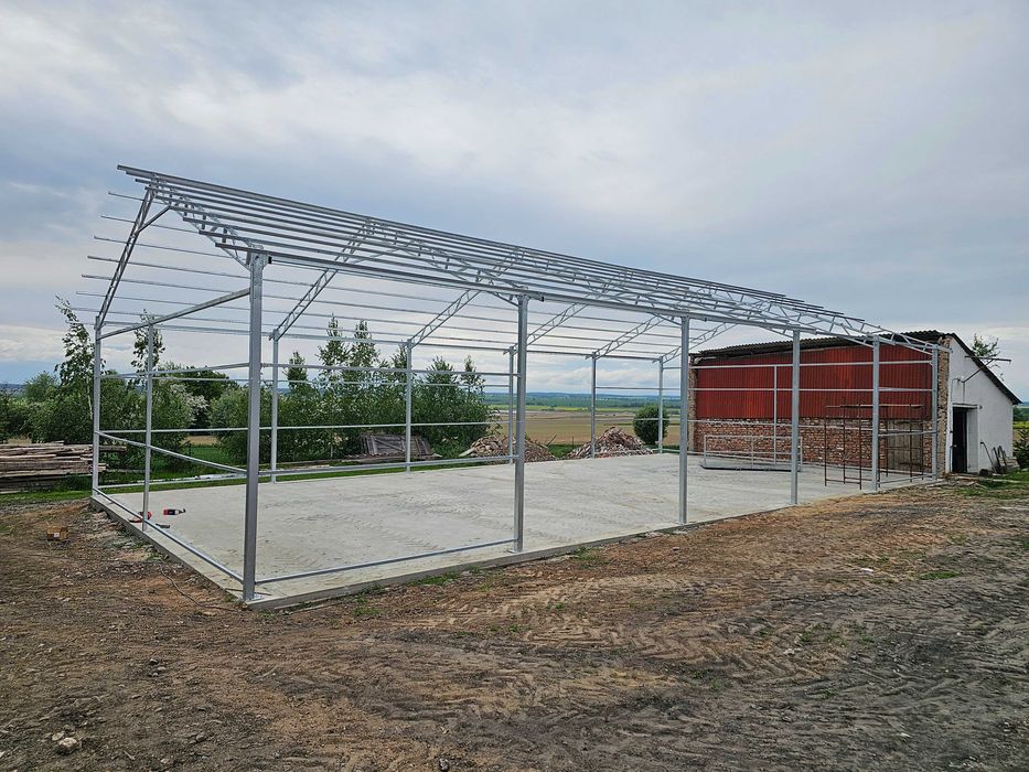 Wiaty, hale, konstrukcje stalowe, garaże, dostawa w całej Polsce