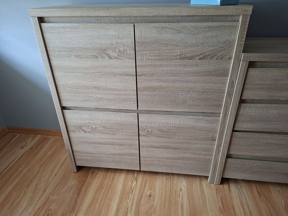 Komplet mebli kolor dąb sonoma stan dobry